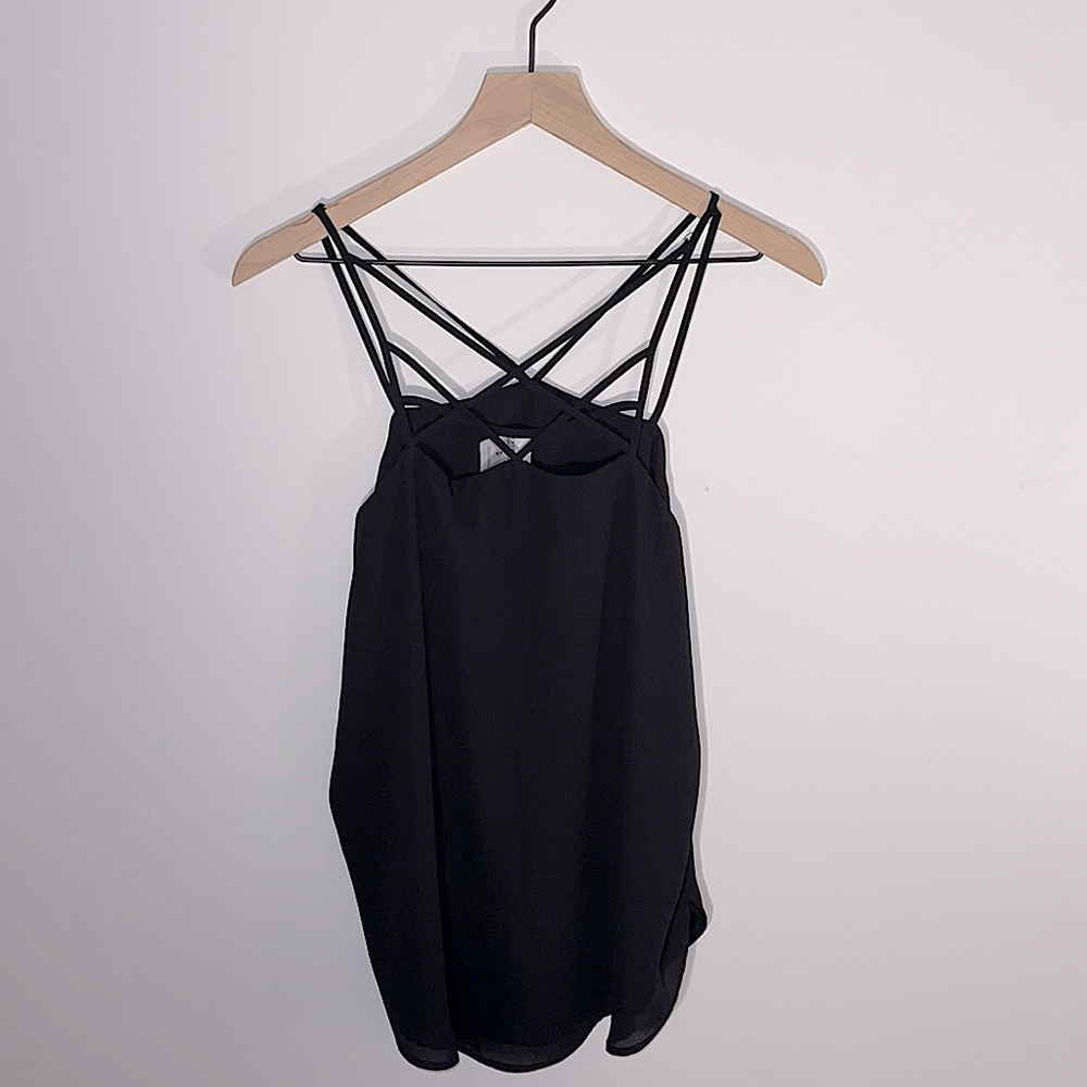 Black Blouse w/ Straps